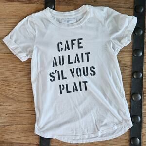 Sol Angeles x Anthropologie Cafe Au Lait French Tee Shirt
